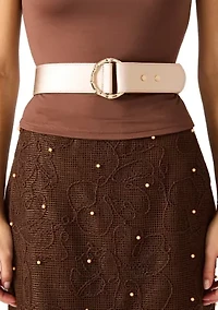 Snap Back Straw Stretch Belt