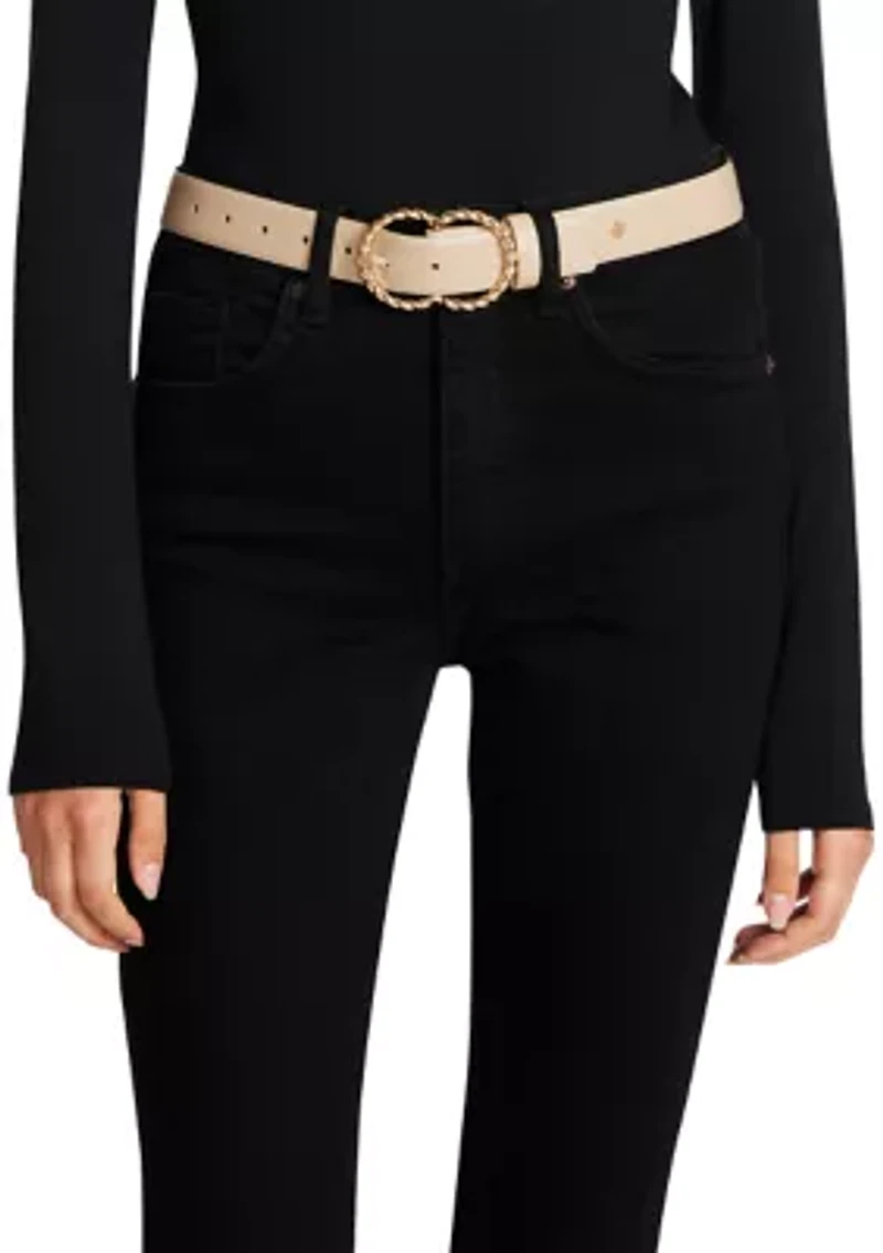 Twisted Buckle Pant Belt