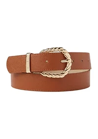 Twisted Buckle Belt