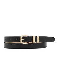 3 for 1 Crocodile and Embossed Belt Set