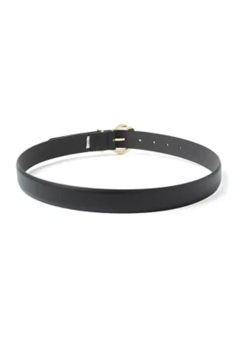 2 for 1 Rounded Square Buckle Belt