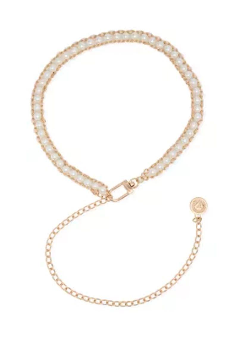 Pearl Chain 9 MM Belt