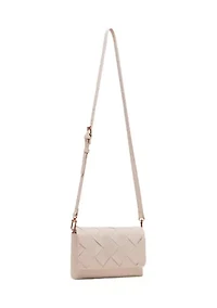Woven Small Flap Crossbody
