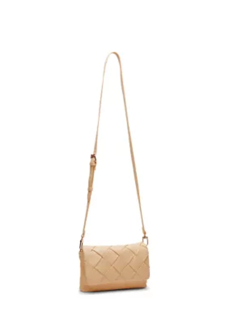 Woven Small Flap Crossbody