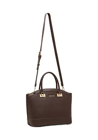 Large Dome Satchel with Detachable Strap