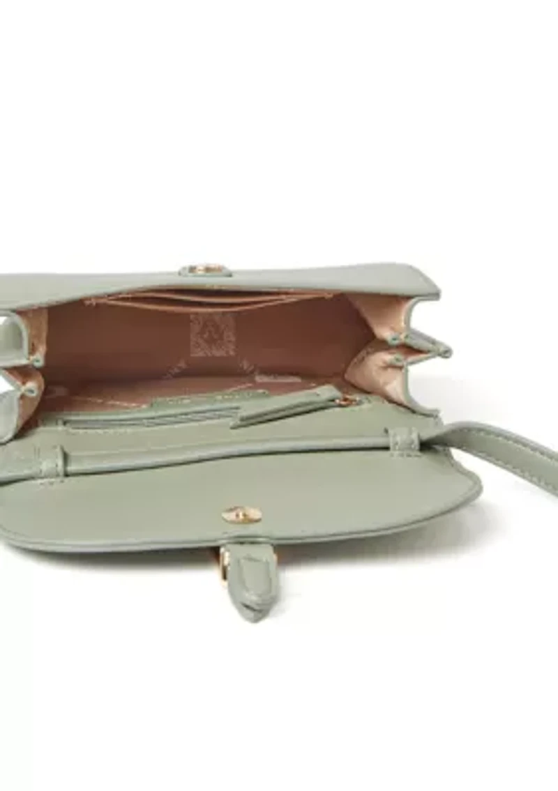 Sculpted Buckle Crossbody