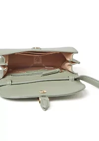 Sculpted Buckle Crossbody