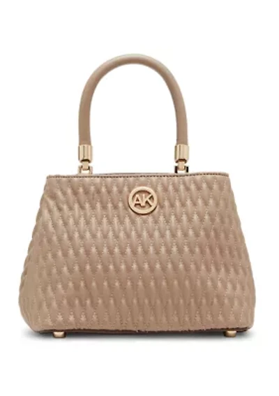 Quilted Bucket Bag with Detachable Strap 