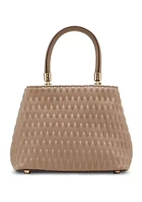 Quilted Bucket Bag with Detachable Strap 