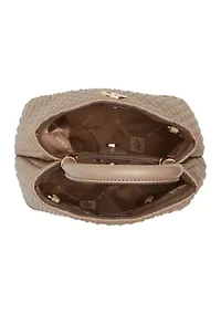 Quilted Bucket Bag with Detachable Strap 