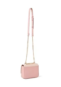 V Day Flap Crossbody with Detachable Strap