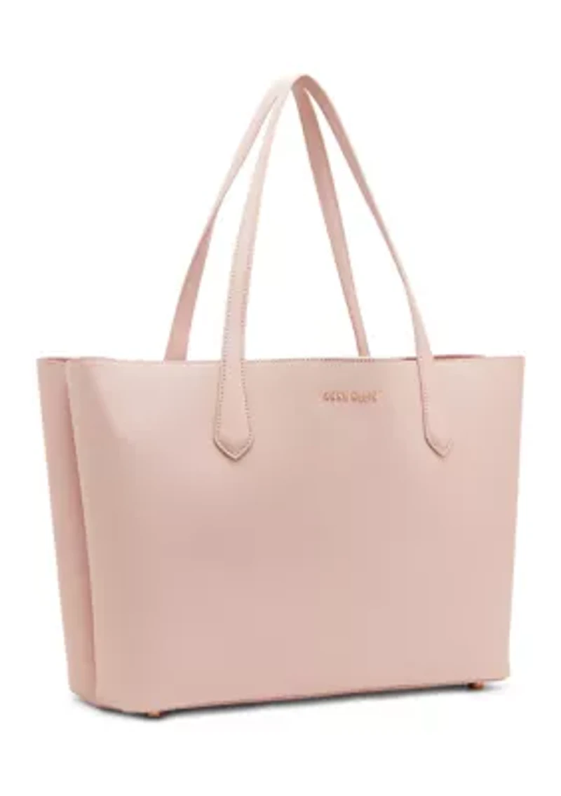 Double Compartment Tote Bag with Pouch