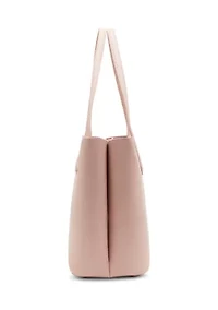 Double Compartment Tote Bag with Pouch