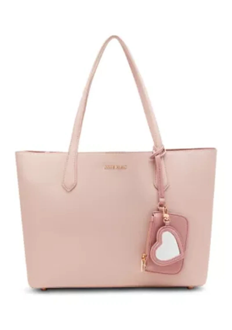 Double Compartment Tote Bag with Pouch