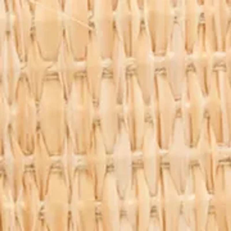 Straw Saddle Bag with Detachable Strap