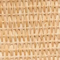 Straw Angular Hobo Bag with Pouch