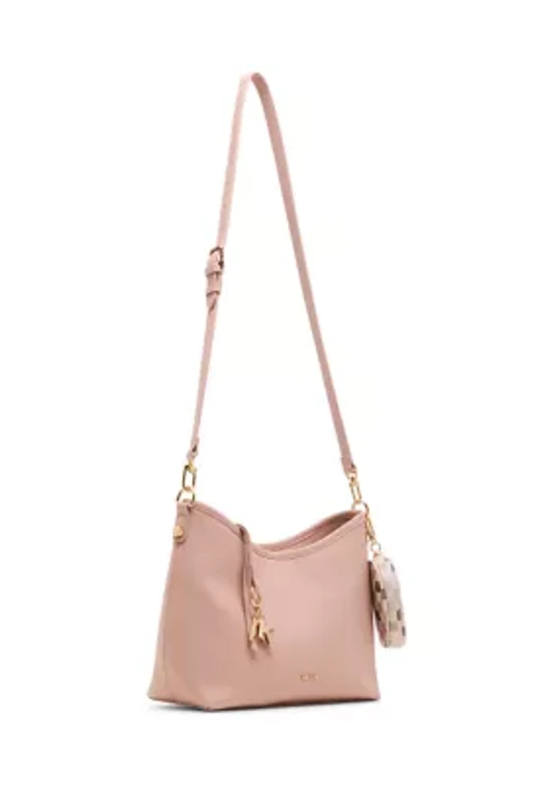 Small Hobo Bag with Detachable Strap 