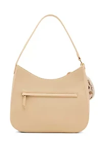 Medium Hobo Bag with Tile Lion Patch 