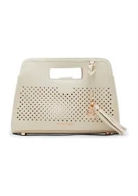 Perforated Clutch with Pouch 