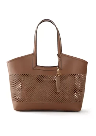 Perforated Tote with Insert Pouch 