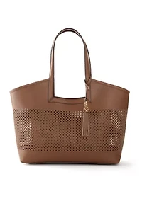 Perforated Tote with Insert Pouch 
