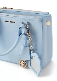 Small Satchel with Crossbody Strap