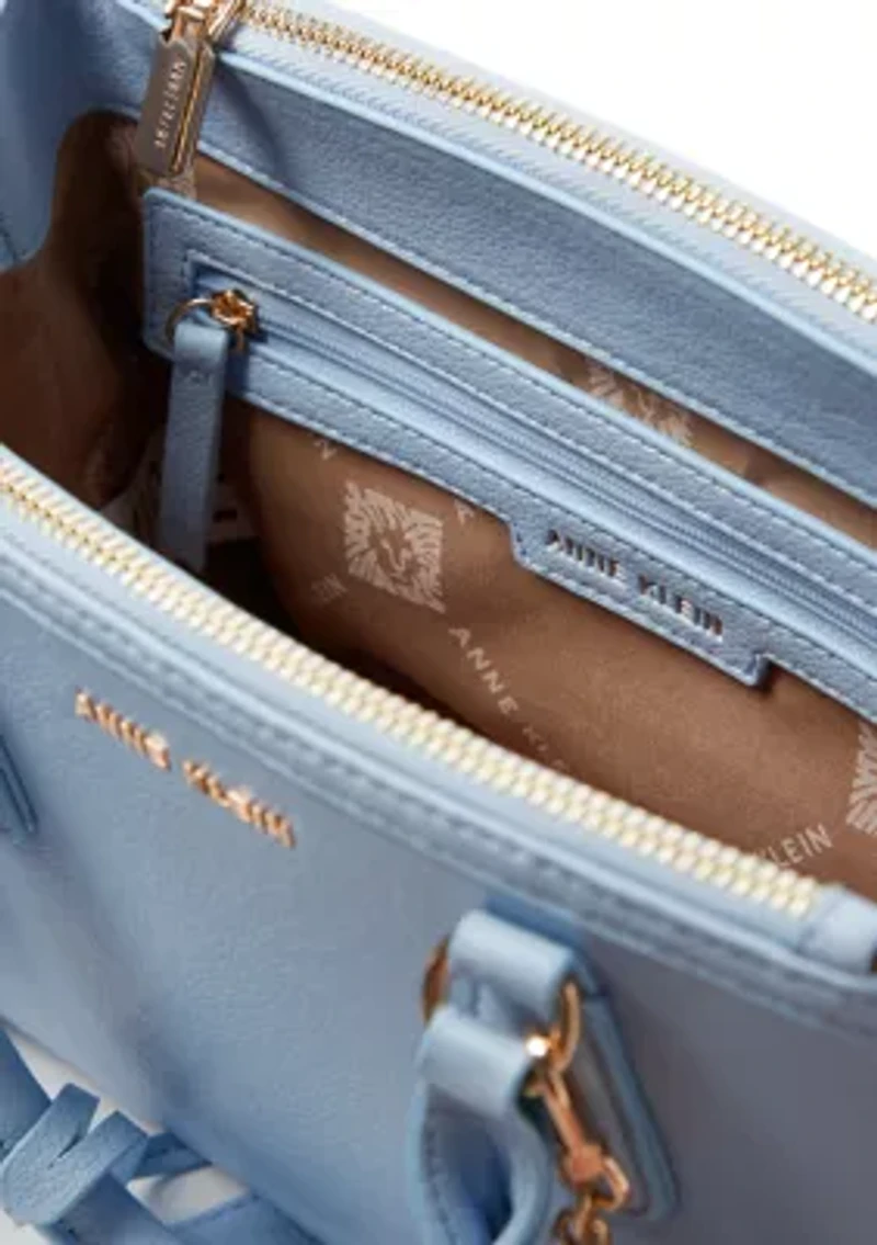 Small Satchel with Crossbody Strap