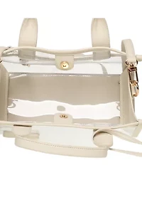Clear Medium Satchel