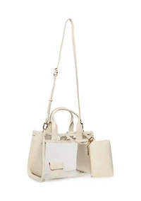 Clear Medium Satchel