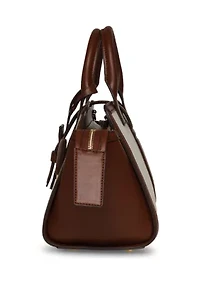 Canvas Satchel with Crossbody Strap