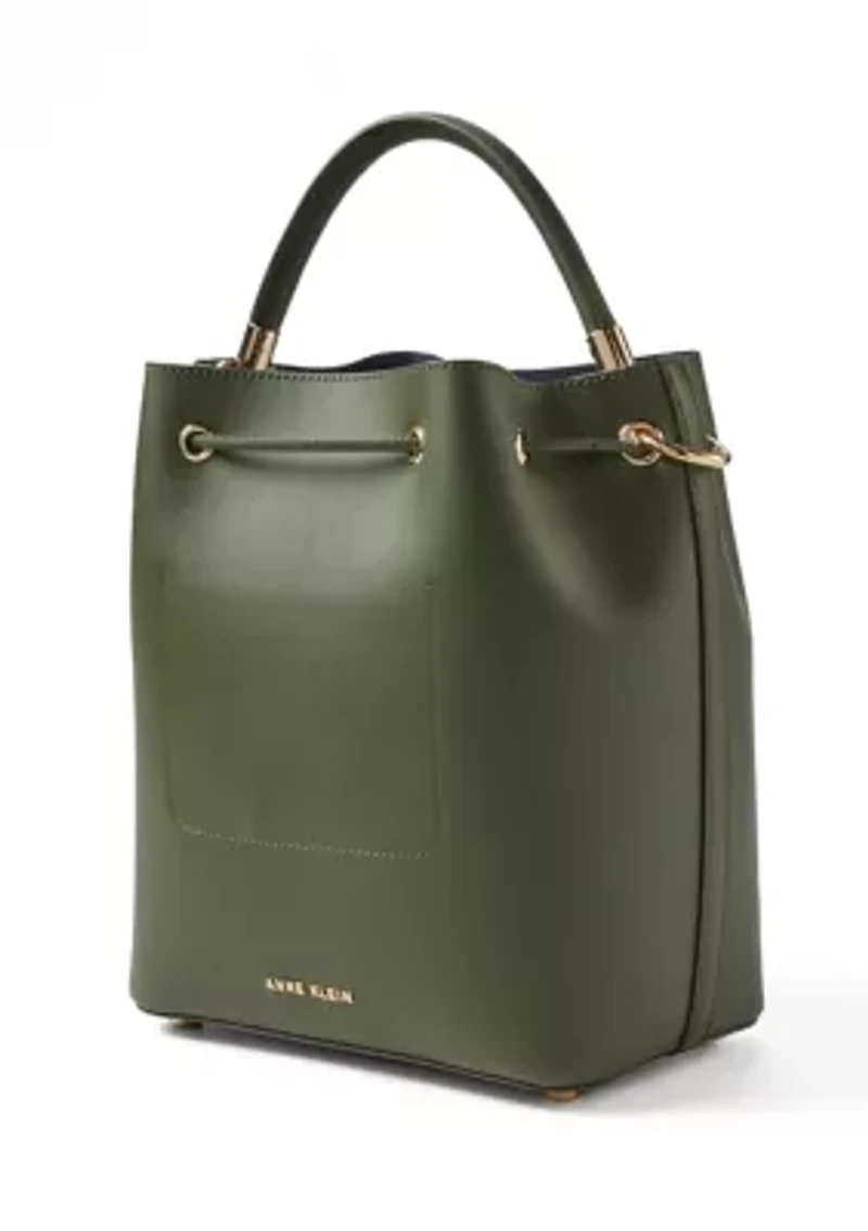 Medium Bucket Bag with Crossbody Strap