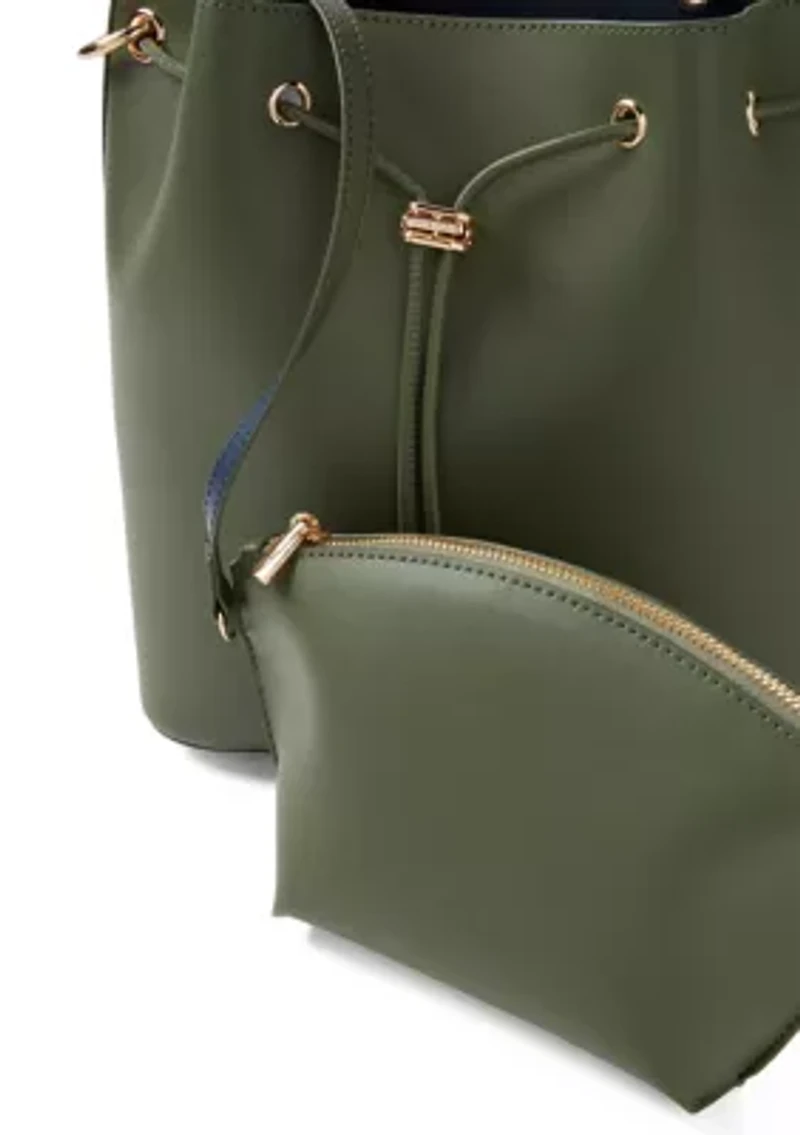 Medium Bucket Bag with Crossbody Strap