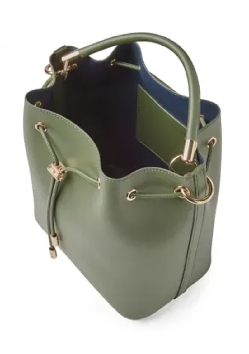 Medium Bucket Bag with Crossbody Strap