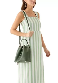 Medium Bucket Bag with Crossbody Strap