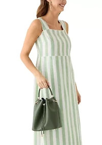 Medium Bucket Bag with Crossbody Strap