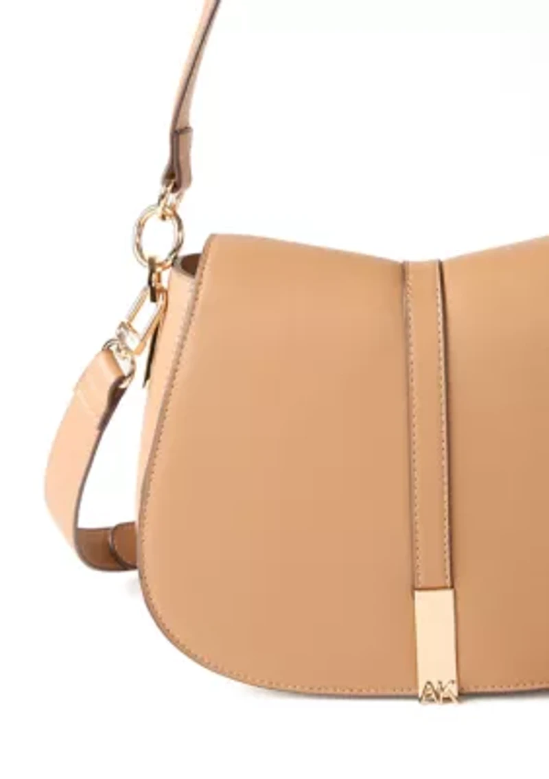 Medium Flap Crossbody with Detachable Strap