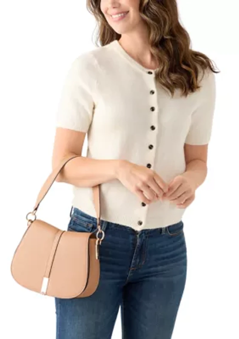 Medium Flap Crossbody with Detachable Strap
