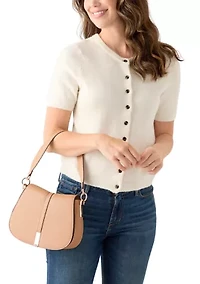 Medium Flap Crossbody with Detachable Strap
