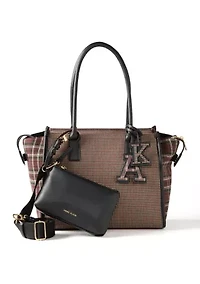 Large Tote Bag with Detachable Crossbody Strap