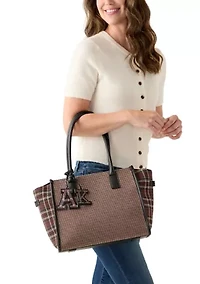 Large Tote Bag with Detachable Crossbody Strap