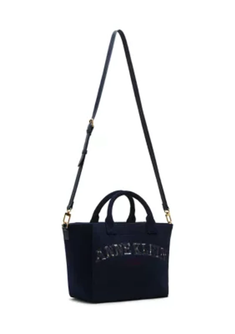 Small Convertible Tote with Detachable Strap