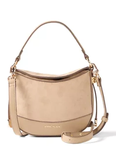 Small Rounded Crossbody with Detachable Strap