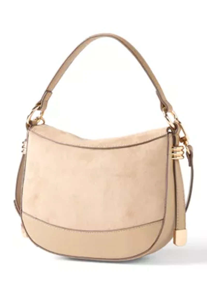 Small Rounded Crossbody with Detachable Strap