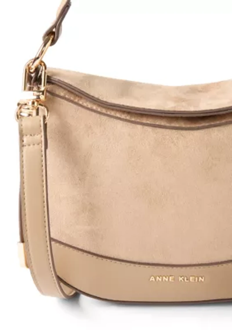 Small Rounded Crossbody with Detachable Strap