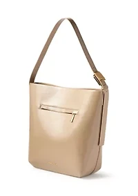 Medium Crinkle Patent Hobo Bag