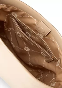 Medium Crinkle Patent Hobo Bag