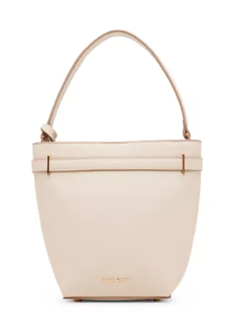 Bucket Crossbody Bag with Detachable Straps