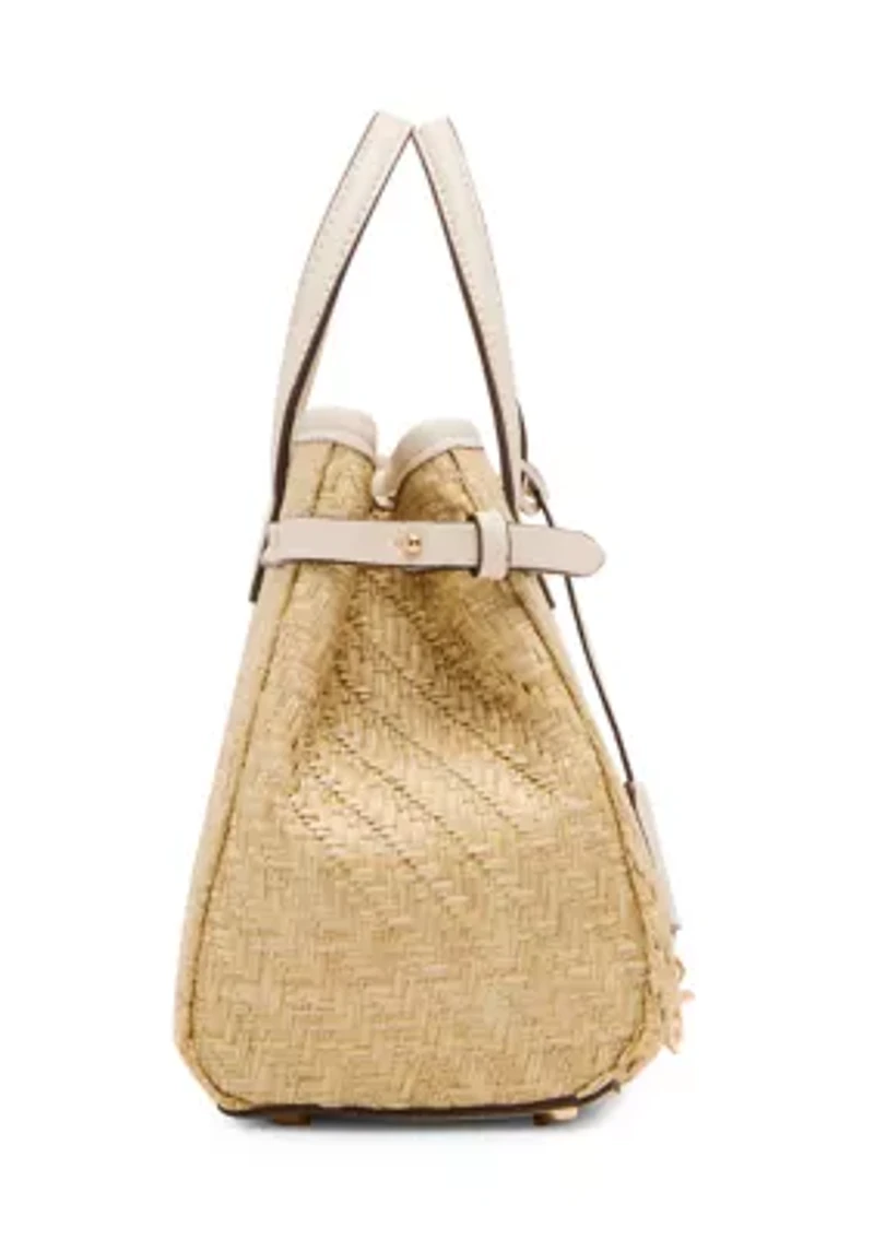 Straw Satchel Bag