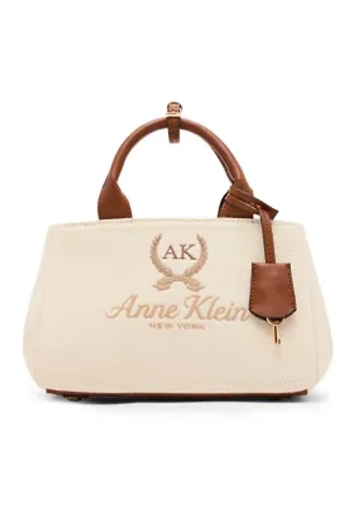 Canvas Small Satchel with Strap