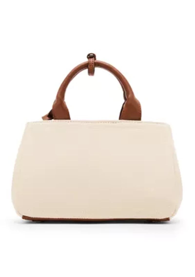 Canvas Small Satchel with Strap